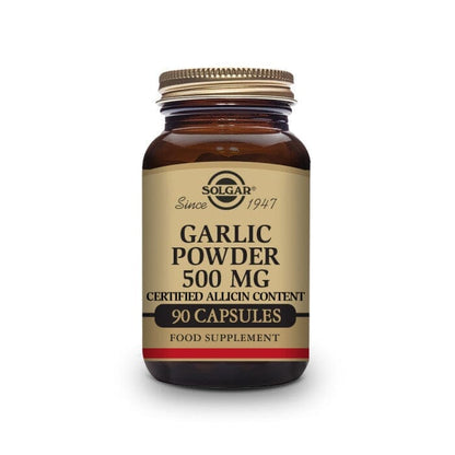 Solgar® Garlic Powder 500 mg Vegetable Capsules - Pack of 90 Solgar 