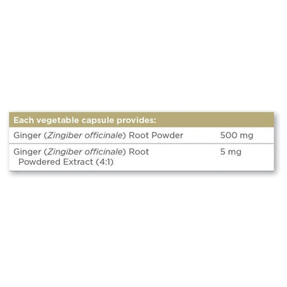 Solgar® Ginger Root Extract Vegetable Capsules - Pack of 60 Solgar 