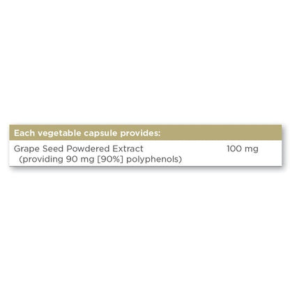 Solgar® Grape Seed Extract 100 mg Vegetable Capsules - Pack of 30 Solgar 