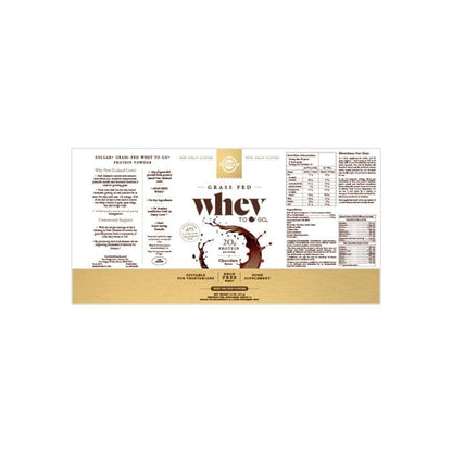 Solgar® Grass-Fed Whey To Go (Chocolate) Solgar 