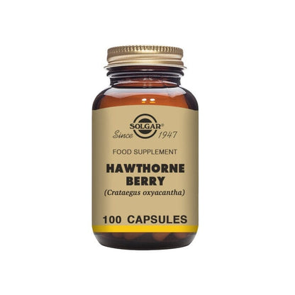 Solgar® Hawthorne Berry Vegetable Capsules - Pack of 100 Solgar 