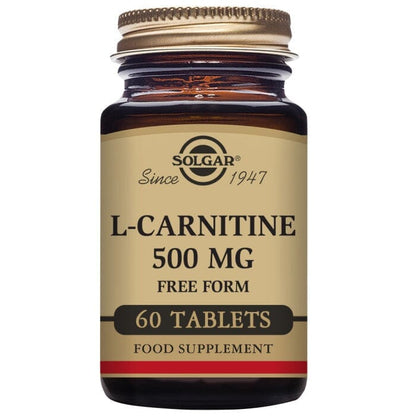 Solgar® L-Carnitine 500 mg Tablets - Pack of 60 Solgar 