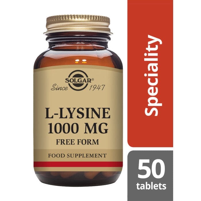 Solgar® L-Lysine 1000 mg Tablets - Pack of 50 Solgar 