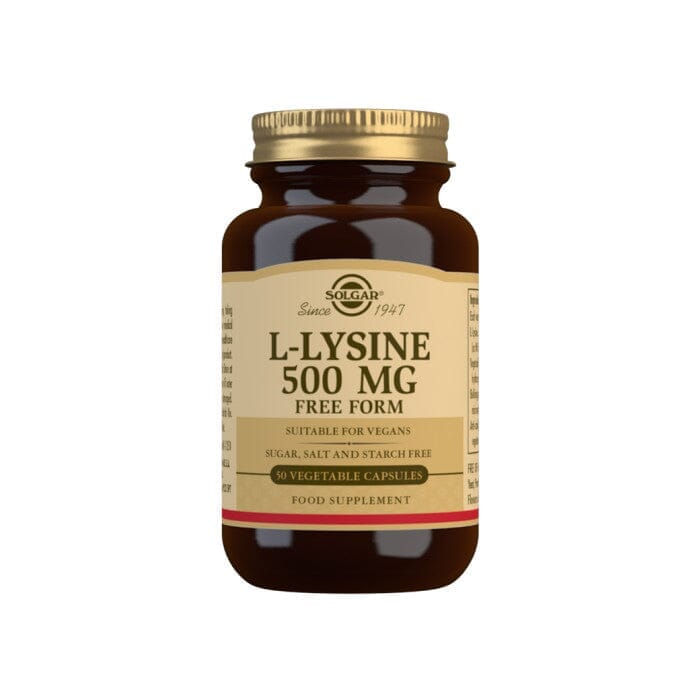 Solgar® L-Lysine 500 mg Vegetable Capsules - Pack of 50 Solgar 