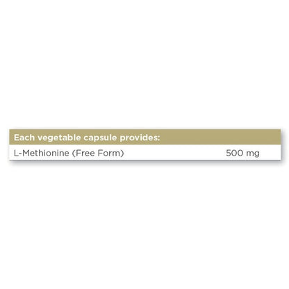 Solgar® L-Methionine 500 mg Vegetable Capsules - Pack of 30 Solgar 