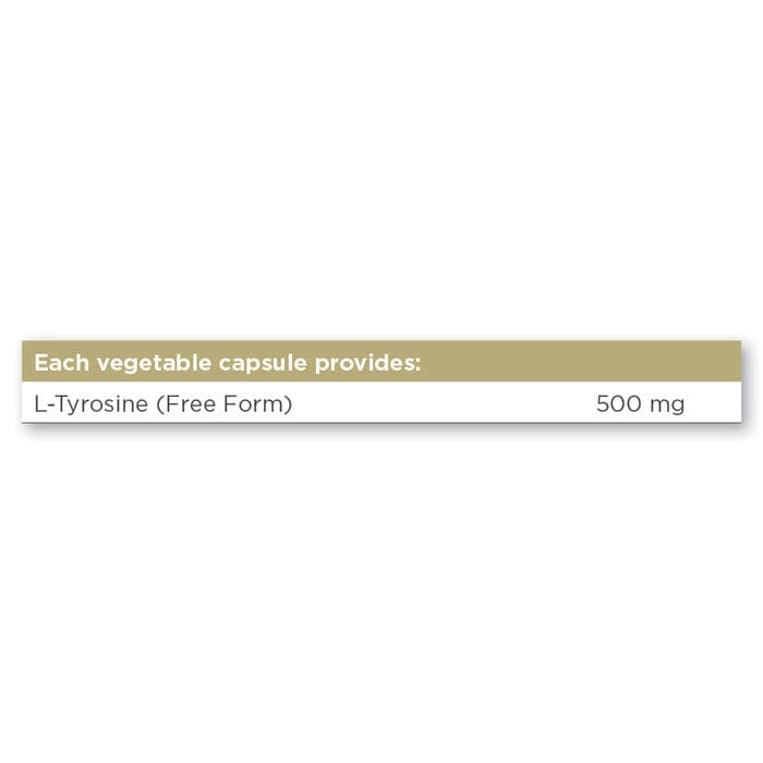 Solgar® L-Tyrosine 500 mg Vegetable Capsules - Pack of 50 Solgar 