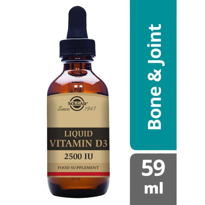 Solgar® Liquid Vitamin D3 2500 IU (62.5 µg) - Natural Orange Flavour - 59ml Solgar 