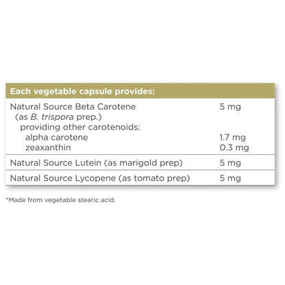 Solgar® Lutein Lycopene Carotene Complex Vegetable Capsules - Pack of 30 Solgar 