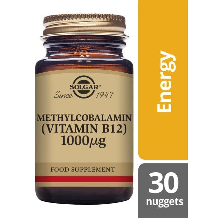 Solgar® Methylcobalamin (Vitamin B12) 1000 µg Nuggets - Pack of 30 Solgar 