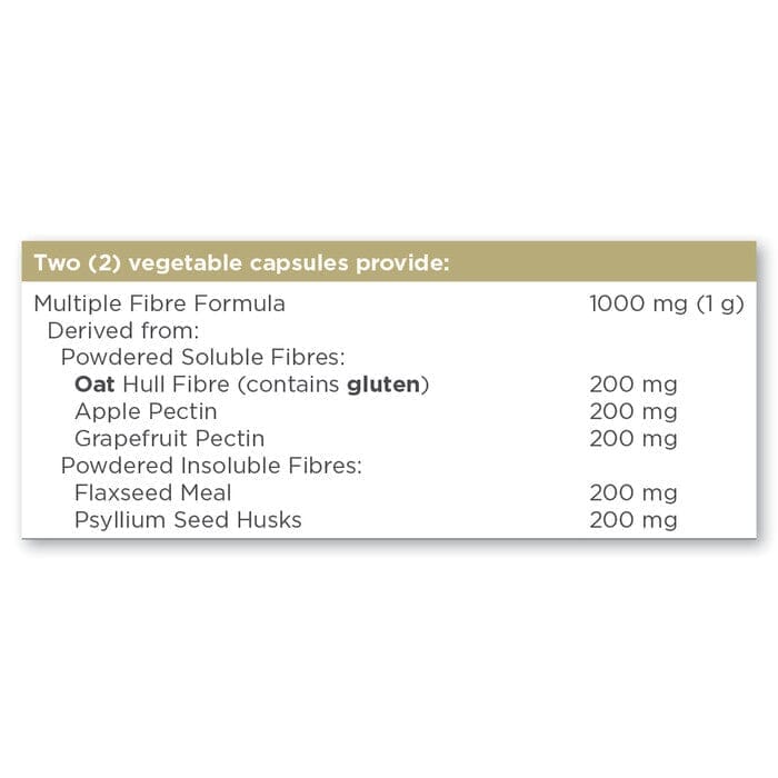 Solgar® Multiple Fibre Formula Vegetable Capsules - Pack of 120 Solgar 