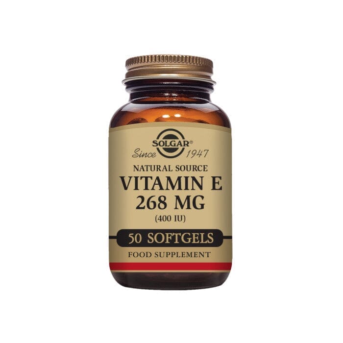 Solgar® Natural Source Vitamin E 268 mg (400 IU) Softgels - Pack of 50 Solgar 