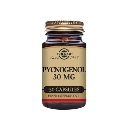 Solgar® Pycnogenol 30 mg Vegetable Capsules - Pack of 30 Solgar 