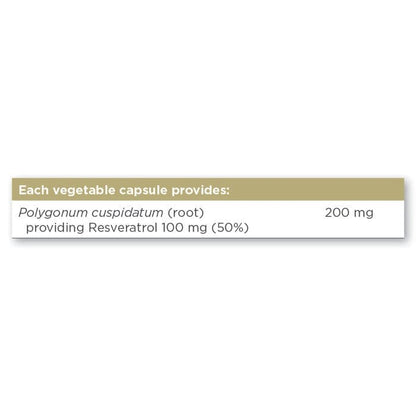 Solgar® Resveratrol 100 mg Vegetable Capsules - Pack of 60 Solgar 