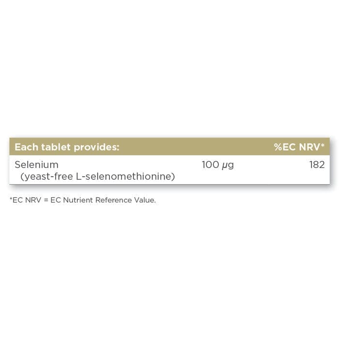 Solgar® Selenium (Yeast-Free) 100 µg Tablets - Pack of 100 Solgar 