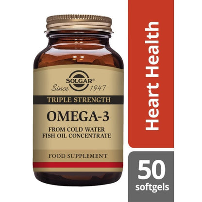 Solgar® Triple Strength Omega-3 Softgels - Pack of 50 Solgar 