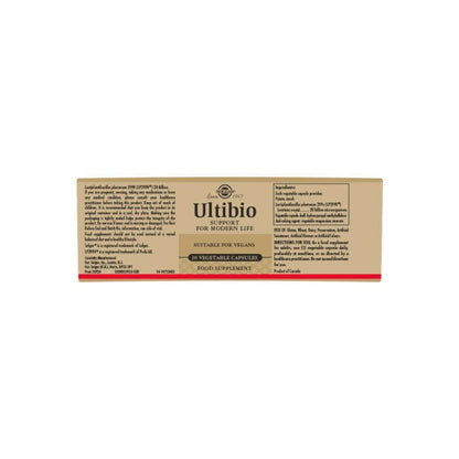 Solgar® Ultibio Vegetable Capsules - Pack of 30 Solgar 