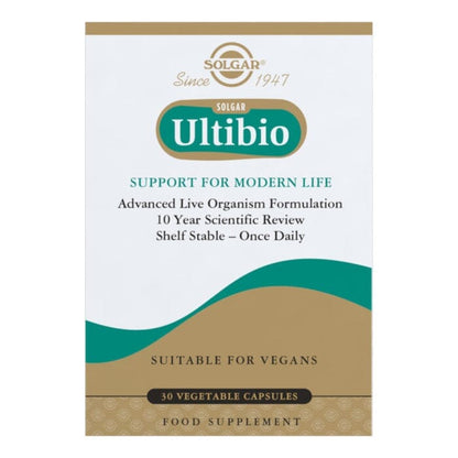 Solgar® Ultibio Vegetable Capsules - Pack of 30 Solgar 