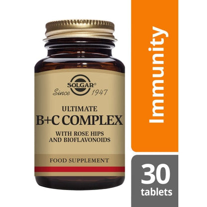 Solgar® Ultimate B+C Complex Tablets - Pack of 30 Solgar 