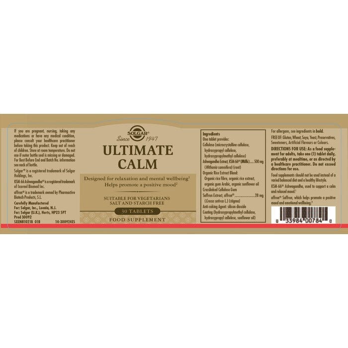 Solgar® Ultimate Calm Solgar 