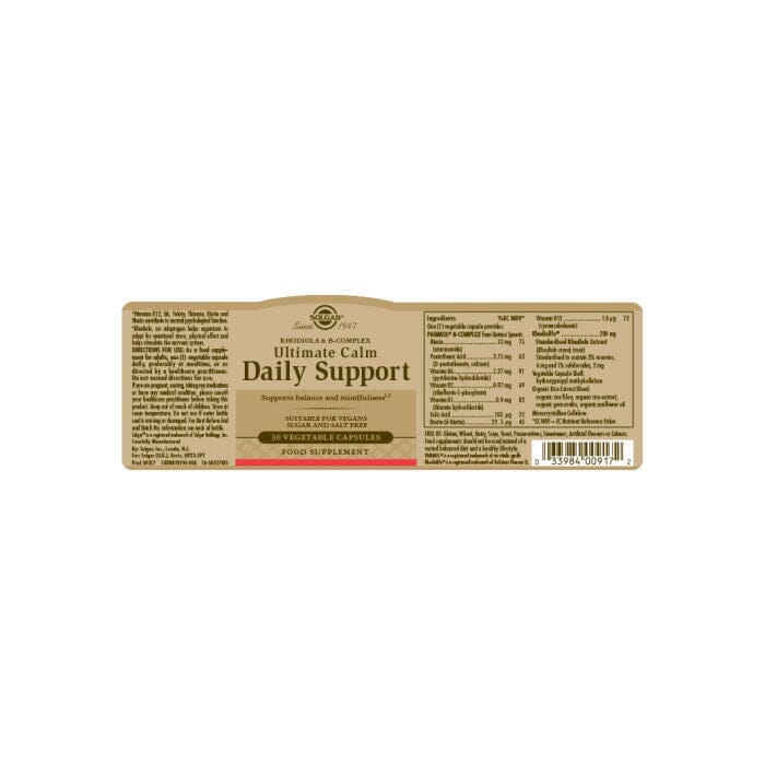 Solgar® Ultimate Calm Daily Support Solgar 