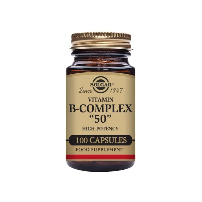 Solgar® Vitamin B-Complex "50" High Potency Vegetable Capsules - Pack of 100 Solgar 