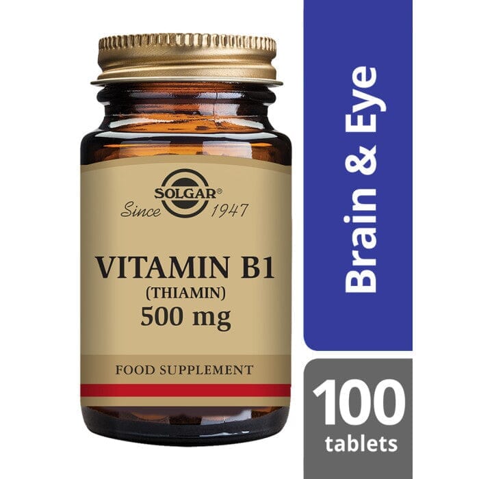 Solgar® Vitamin B1 (Thiamin) 500 mg Tablets - Pack of 100 Solgar 