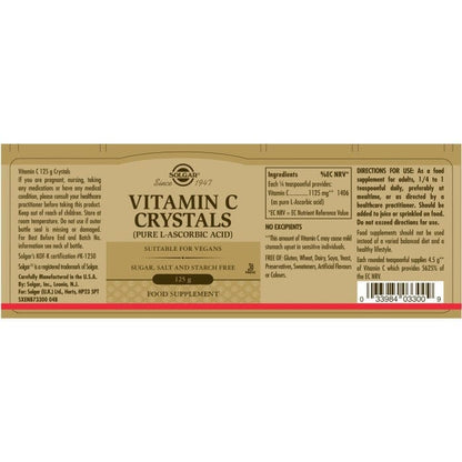 Solgar® Vitamin C Crystals 125 g Solgar 