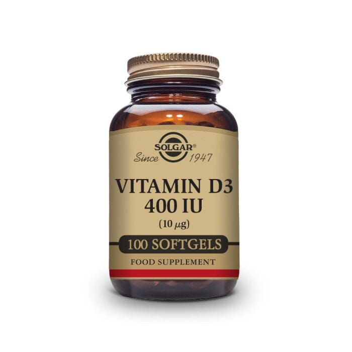 Solgar® Vitamin D3 400 IU (10 μg) Softgels - Pack of 100 Solgar 