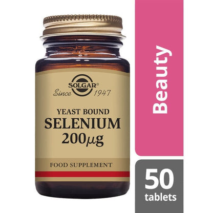 Solgar® Yeast Bound Selenium 200 µg Tablets - Pack of 50 Solgar 