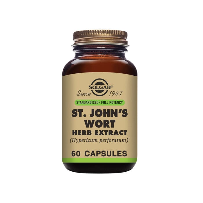 St John's Wort Herb Extract Vegetable Capsules - Pack of 60 Solgar 