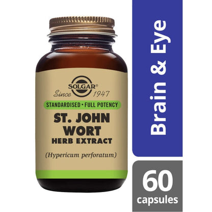 St John's Wort Herb Extract Vegetable Capsules - Pack of 60 Solgar 