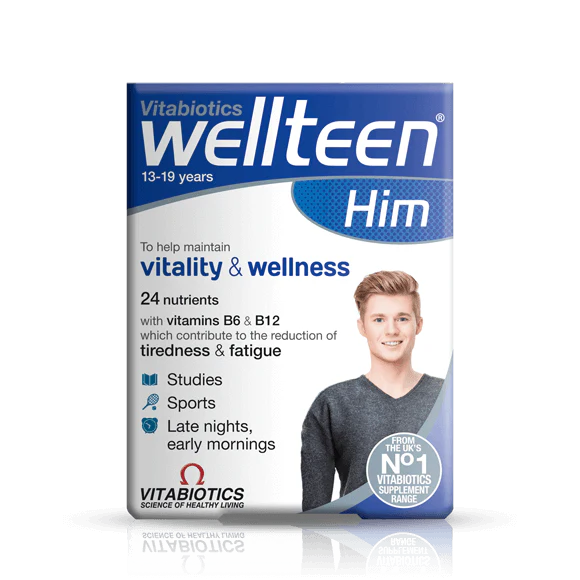 Vitabiotics Wellteen Him Tablets 30 Vitabiotics 