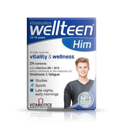 Vitabiotics Wellteen Him Tablets 30 Vitabiotics 