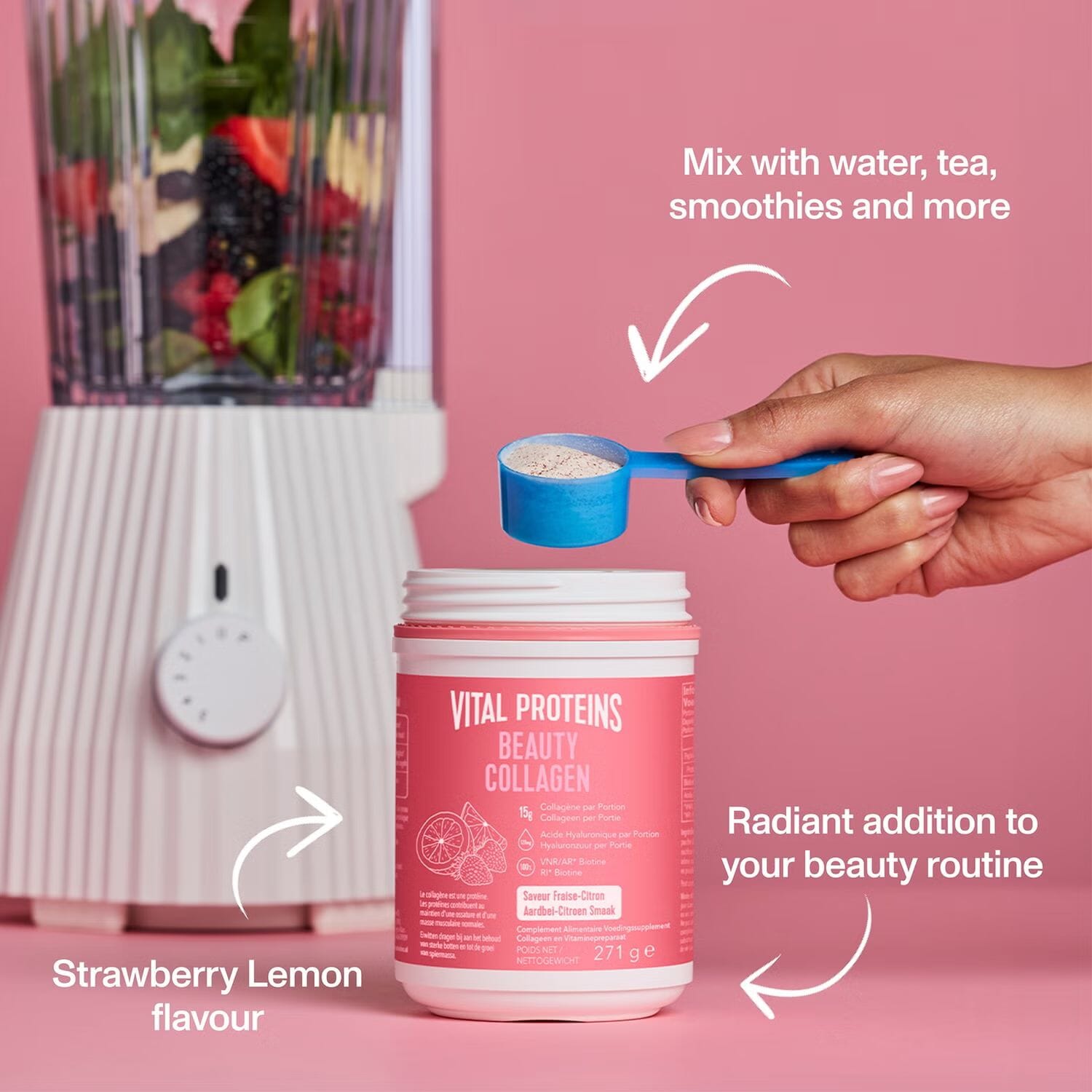 Vital Proteins Beauty Collagen Strawberry Lemon 271g Vital Proteins 