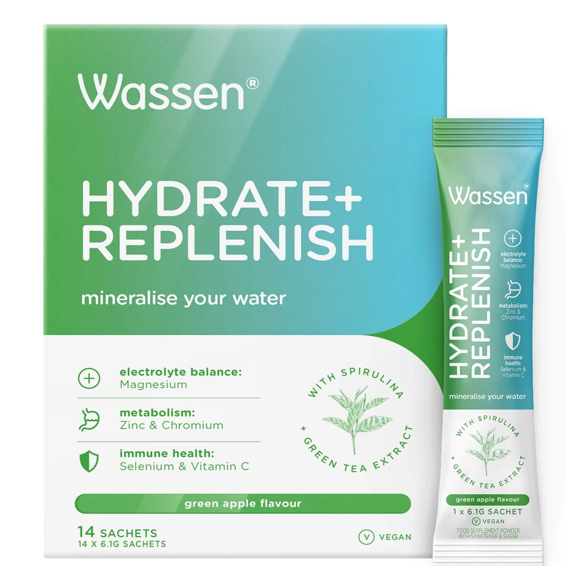 Wassen Drinkables - Hydrate + Replenish Wassen 