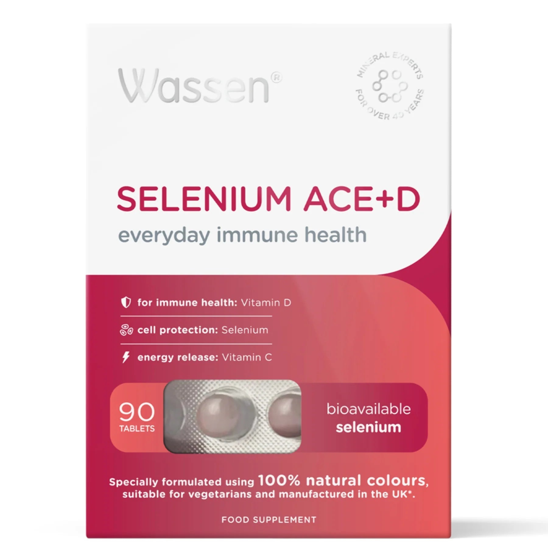 Wassen Selenium ACE & Vitamin D (90 Tablets) Tablets Wassen 